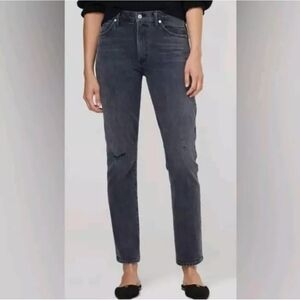 Citizens of Humanity Skyla Mid Rise Cigarette Jeans in Covert Size 29